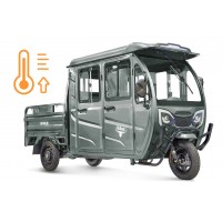 Электротрицикл Rutrike Рейс обогрев 1300 60V1200W Серый